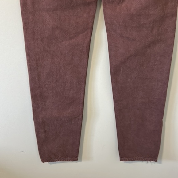 MOTHER SNACKS Twizzy Jean Skimp French Toast High Waist Brown Sz 23 NEW - Picture 10 of 13